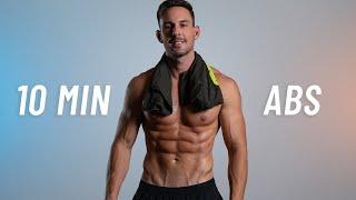 10 MIN INTENSE AB WORKOUT - At Home Sixpack Abs Routine No Equipment