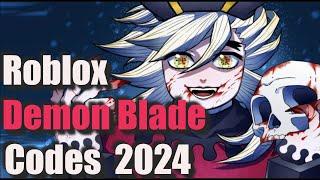 Roblox Demon Blade Codes - Codes for Demon Blade Roblox July 2024
