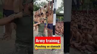 #Army training video   Strong punch on stomach   #army #indorephysicalacademy  #faujifactory