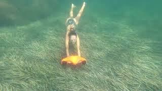 Carla Underwater - Scooter in the sea