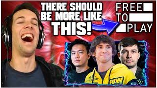 GRUBBY Reacts To The BEST Esports DOCUMENTARY - Free To Play  Dota2