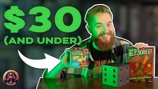 Top 5 Board Games Under $30  Budget-Friendly Gaming