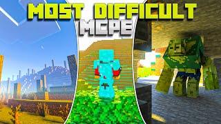 Top 10 Modsaddons To Make THE MOST DIFFICULT Minecraft PE