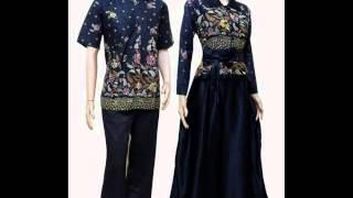 20 Model Baju Batik Muslim Couple Terbaru  UPDATE 2016