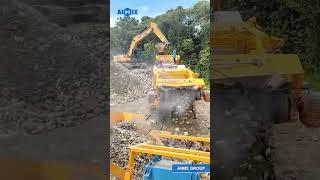 Aimix Mobile Crushing Plant in Malaysia#construction #machine #crushing