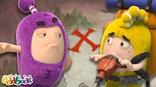 Digging for GOLD  Oddbods   Action Cartoons For Kids