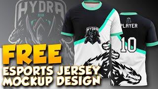 FREE ESPORTS JERSEY MOCKUP DESIGN FREE TSHIRT MOCKUP PSD