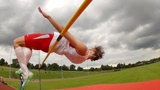 In high jump your centre of mass goes under the bar