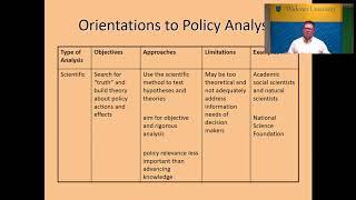 Introduction to Policy Analysis