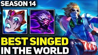 RANK 1 BEST SINGED IN SEASON 14 - AMAZING GAMEPLAY  League of Legends