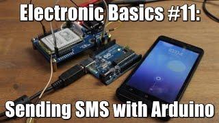 Electronic Basics #11 Sending SMS with Arduino  TC 35 GSM Module