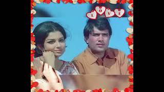 Showcasing On-screen Bollywood sizzling couple Sharmila Tagore and Rajesh Khanna