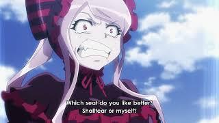 Which Seat is better me or Shalltear?  Ainz sit on Cocytus