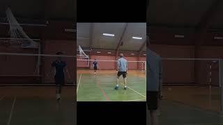 How to position yourself after long serve in Badminton