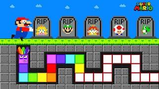 Finish the pattern? Mario R.I.P All Number Snake Luigi Peach.. Maze Mayhem  Sorry Please Comeback