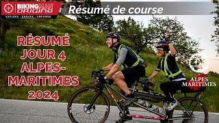 Alpes-Maritimes 2024 - Résumé du jour 4 BikingMan Origine