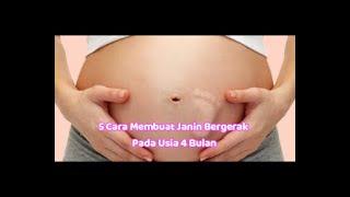 5 Cara Membuat Janin Anda Bergerak Pada Usia Janin 4 Bulan