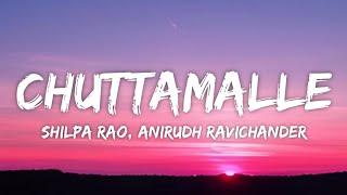 Chuttamalle Lyrics - DEVARA Part 1  Shilpa Rao Anirudh Ravichander