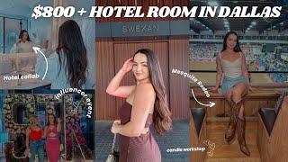 Week in my life as a Dallas Influencer  Hotel Swexan Collaboration  Dallas Content Creator Vlog