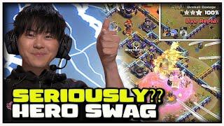 GAKU with SWAG HERO in SUPER DRAGON HIT  NAVI QueeN Walkers  vs White Wolves  Clash of Clans