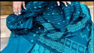 CHIKAN KARI SHIFLI DAMAN BORINGEID COLLECTION 20243 PIECE NEW VOlWHOLE SALE RATE IN PAKISTAN