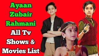 Ayaan Zubair Rahmani All Tv Serials List  Full Filmography  Chandrashekhar