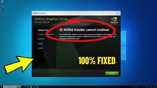 Nvidia Installer cannot continue in Windows 11 1087  How To Fix nvidia driver fails to install 