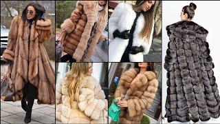 Trendy fox fur coat for women and girls #furcoat #foxcoat #wintercoat #wintercollection2023