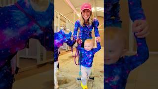 POV Matching outfits with my Baby Boy & Pony  #shortsvideo #shorts #horses #pony #baby