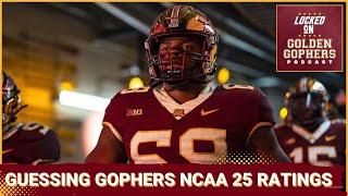 Guessing the Minnesota Gophers Ratings in NCAA 25 Video Game + How to Propel the Program in 24