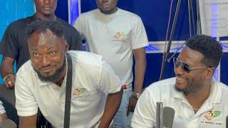 Funny Moment Asamoah Gyan  Links Up With Funny Face On Radio