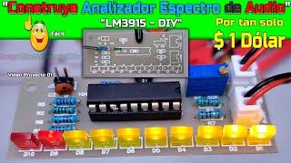 Construye tu propio Analizador de Espectro de Audio con LM3915 - DIY DIY laboratori Analizador