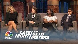 The Parks and Recreation Cast Answers Fan Questions - Late Night with Seth Meyers