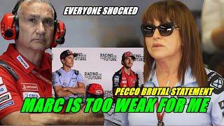 TERRIBLE NEWS for Marquez and Nadia after Pecco Shocking Statement today  MotoGP News 2024