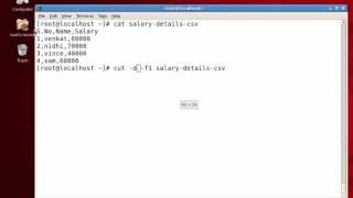 cut command  in Linux