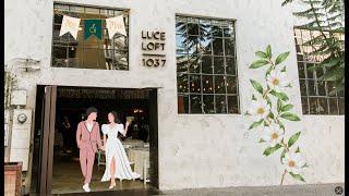 Luce Loft Wedding Video Downtown San Diego