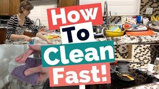 How To Clean Fast And Efficiently  How to Speed Clean Your House   My Speed Cleaning Routine