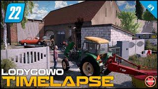  New Start In A Small Polish Village Farm Tour And Mowing Grass ⭐ FS22 Lodygowo Timelapse