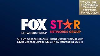 All FOX Channels in Asia - Ident Bumper 2024 with STAR Channel Europe Style New Rebranding 2024