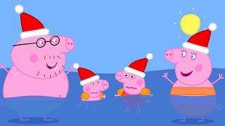 The Christmas Morning Swim ️ Best of Peppa Pig  Cartoons for Children