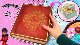 Переработка старого DIY  из Старинной книги в Чудесную Box Коробку с Книгой божьей коровкой  Чуд