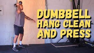 Movement Demo  Alternating Dumbbell Hang Clean And Press