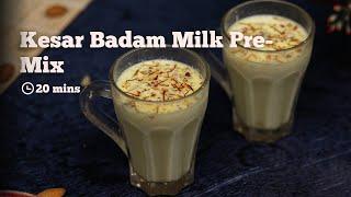 How to make the perfect Kesar Badam Milk Pre-Mix  Pre-mix  Kesar Badam Milk  Beverages  Cookd