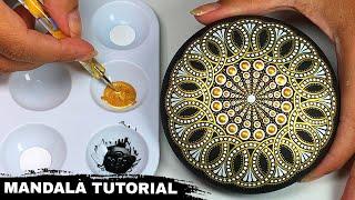 Mandala Art Dot Painting Rocks Painted Stones  How to Paint Mandala for Beginners Tutorial #mandala