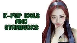kpop idols and starbucks