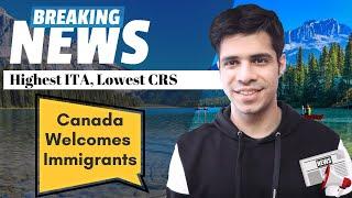 Canada 2020 Record-Breaking ITAs Lowest CRS Scores