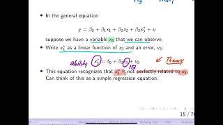 9.2 Using Proxy variables for unobserved explanatory variables