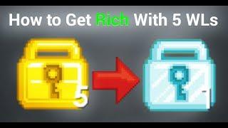 How to Get Rich With Only 5 WLs  Growtopia