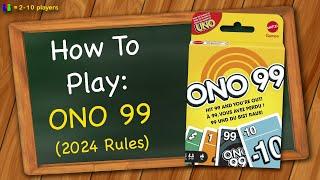 How to play ONO 99 2024 Rules