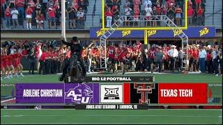 Texas Tech vs ACU   NCAAF Week 1  2024 Season Full Game